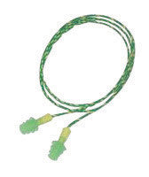 Howard Leight FUS30S-HP by Honeywell Small Multiple Use Fusion 4-Flange Molded TPE (Thermoplastic Elastomer) Corded Earplugs With Detachable Nylon Cord (1 Pair Per HearPack, 100 Pair Per Box) (100/PR)