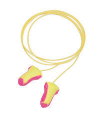 Howard Leight LL-30 by Honeywell Single Use Laser-Lite T-Shape Polyurethane Foam Corded Earplugs With Poly Cord (1 Pair Per Poly Bag, 100 Pair Per Box) (100/PR)