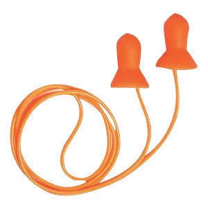 Howard Leight QD30 by Honeywell Multiple Use Quiet Bell Shape Molded Foam Corded Earplugs With Poly Cord (1 Pair Per Flip Top Box, 100 Pair Per Box) (100/PR)