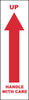 NMC IHL10AL-LABELS, INTERNATIONAL SHIPPING AND PACKING GRAPHIC, UP HANDLE WITH CARE, 7X2, PS PAPER (1 ROLL)