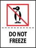 NMC IHL11AL-LABELS, INTERNATIONAL SHIPPING AND PACKING GRAPHIC, DO NOT FREEZE, 4X3, PS PAPER (1 ROLL)