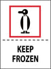 NMC IHL12AL-LABELS, INTERNATIONAL SHIPPING AND PACKING GRAPHIC, KEEP FROZEN, 4X3, PS PAPER (1 ROLL)