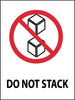 NMC IHL15AL-LABELS, INTERNATIONAL SHIPPING AND PACKING GRAPHIC, DO NOT STACK, 4X3, PS PAPER (1 ROLL)