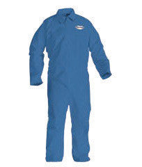 Kimberly-Clark 45234 Professional X-Large Denim Blue KLEENGUARD A60 Microporous Film Laminate Disposable Breathable Bloodborne Pathogen And Chemical Splash Protection Coveralls With Front Zipper Closure (24 Per Case) (1/EA)