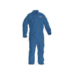 Kimberly-Clark 58535 Professional 2X Denim Blue KLEENGUARD A20 MICROFORCE SMS Fabric Disposable Breathable Particle Protection Coveralls With Front Zipper Closure (24 Per Case) (1/EA)