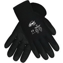 Memphis N9690XL Glove X-Large Black Ninja ICE 7 Gauge Acrylic Terry Lined General Purpose Cold Weather Gloves With Knit Wrist, 15 Gauge Nylon Shell And HPT Coated Palm And Fingertips (1/PR)