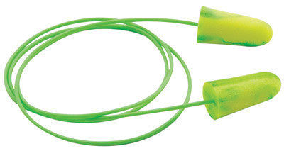 Moldex 6622 Universal Single Use Goin' Green Tapered Foam Corded Earplugs (100 Pair Per Box) (1/BX)