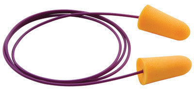 Moldex 6650 Universal Single Use Softies Tapered Foam Corded Earplugs (100 Pair Per Box) (100/PR)