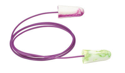 Moldex 6654 Universal Single Use SparkPlugs Tapered Polyurethane Foam Corded Earplugs (100 Pair per Box) (100/PR)