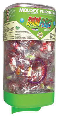 Moldex 6880 PlugStation Earplug Dispenser (Includes 150 Pair SparkPlugs Corded Earplugs And Mounting Bracket) (150/PR)