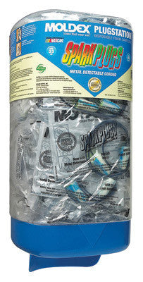 Moldex 6881 PlugStation Earplug Dispenser (Includes 150 Pair SparkPlugs Metal Detecable Corded Earplugs And Mounting Bracket) (600/PR)