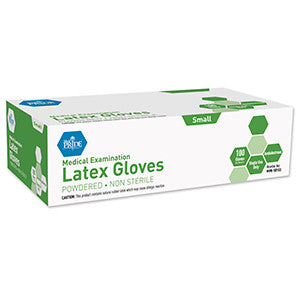 MedPride 50153 Latex Exam Pwd. glove Sm (Case of 10 Boxes of 100)
