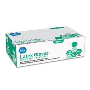 MedPride 50304 Latex P.F. glove M (Case of 10 Boxes of 100)
