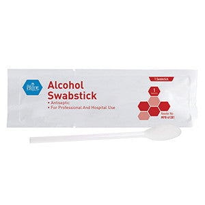 MedPride 61381 Alcohol Swabsticks 1'S (Case of 10 Boxes of 50)