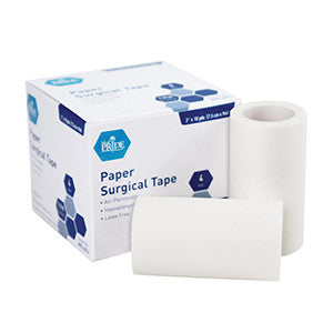 MedPride 62014 Paper Surgical Tape, 3''X10 Yds (Case of 12 Boxes of 4)