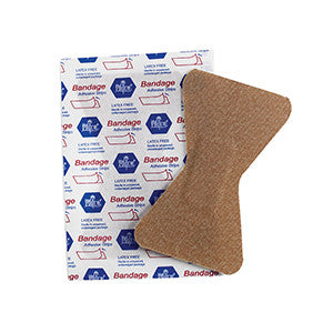 MedPride 63122 Adh Band, Fabric Fingertip 1.75''X 3''Ster (Case of 24 Boxes of 100)