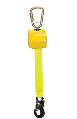 MSA 10004277 10' Short-Stop 1 3/4" Nylon Web Self-Retracting Lanyard With LI Snap Hook Lifeline Connection (1/EA)