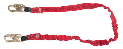 MSA 10045936 6' FP Diamond Polyester Single-Leg Energy-Absorbing Expanyard Lanyard With LS 36C Steel Snap Hook Harness And Anchorage Connections (1/EA)
