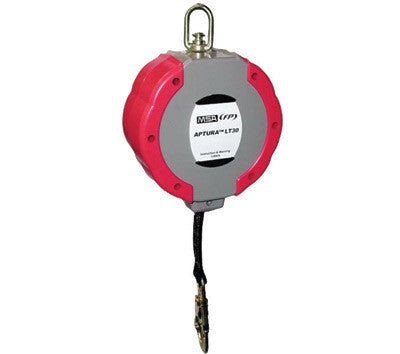 MSA 10053559 30' Aptura LT30 Self-Retracting Lanyard With SRL Connection 1" Steel Carabiner And Lifeline Connection LS Snap (1/EA)