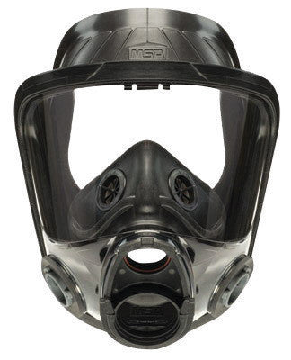 MSA 10083789 Large Hycar Advantage 4000 Full Face Twin Port Facepiece With Nosecup, Bayonet Adapters In Lens And Net Head Harness (For Use With Advantage 4100 Full Facepiece Respirator) (1/EA)