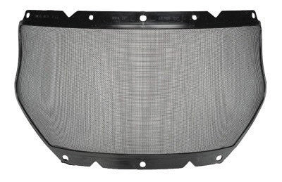 MSA 10116558 V-Gard 7 1/2" X 17" X .1" Epoxy Coated Steel Mesh Nitrometer Faceshield With Plastic Edge (1/EA)
