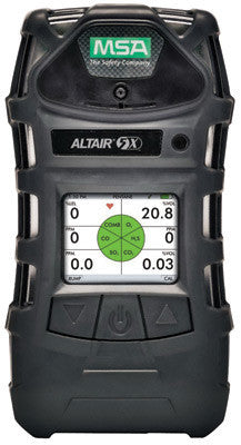 MSA 10116929 ALTAIR 5X Portable Combustible Gas, Carbon Monoxide, Hydrogen Sulphide, Oxygen And Sulphur Dioxide Monitor With Rechargeable Battery, Color Display, Pump, Sampling Line And Probe (1/EA)