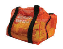 National Safety Apparel DFDLBAGRW One Size Fits All Orange Arc H2O Mesh Rainwear Garmet Bag With Front Zipper Closure (1/EA)