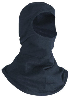 National Safety Apparel H11RY One Size Fits All Navy Blue Indura UltraSoft Flame Resistant Hood (1/EA)