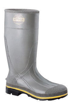 Servus 75101-11 By Honeywell Size 11 PRO Gray 15" PVC Knee Boots With TDT Dual Compound Yellow And Beige Outsole, Steel Toe And Removable Insole (1/PR)