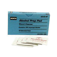 North 021047 By Honeywell Alcohol Prep Pad (10 Per Box) (1/BX)