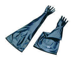 North 8B3032/10H by Honeywell Size 10 1/2 Black Drybox 32" 30 mil Unsupported Butyl Hand Specific Chemical Resistant Gloves With Smooth Finish And 8" Dia Beaded Cuff (1/PR)