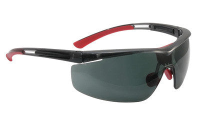 North T5900LTKS By Honeywell Adaptec Regular Safety Glasses With Translucent Black Polycarbonate Frame And Smoke Polycarbonate Anti-Fog Anti-Scratch Anti-Static Anti-UV Lens (10/EA)