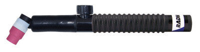 Radnor 64006135 Model 24FVMT-25-R One Piece 80 Amp Air Cooled TIG Torch Package With Flexible Head, 25' Rubber Power Cable And Valve (1 PER CASE)