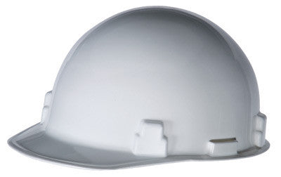 Radnor 64051010 White SmoothDome Class E Type I Polyethylene Slotted Hard Cap With Standard Suspension (1/EA)
