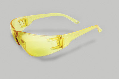 Radnor 64051207 Classic Series Safety Glasses With Amber Frame And Amber Polycarbonate Anti-Scratch Lens (1/EA)