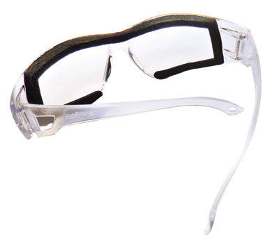 Radnor 64051212 Classic Series Safety Glasses With Clear Frame And Foam Lined Clear Polycarbonate Anti-Scratch Lens (1/EA)