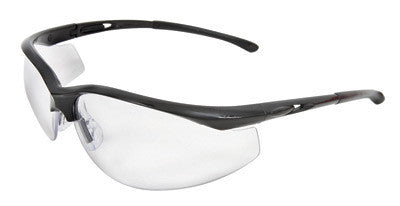 Radnor 64051306 Select Series Safety Glasses With Black Frame And Clear Anti-Scratch Lens (1/EA)
