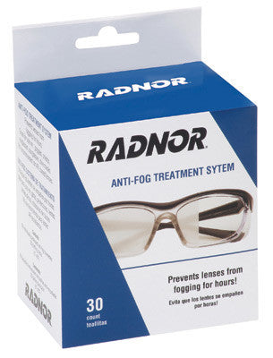 Radnor 64051465 5" X 8" Anti-Fog Treatment Towelettes (30 Per Box) (1/BX)