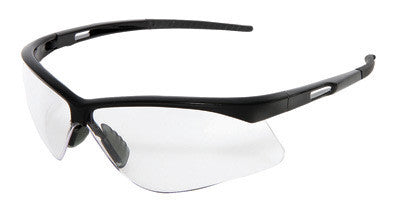 Radnor 64051512 Premier Series Safety Glasses With Black Frame And Clear Polycarbonate Anti-Fog Lens (1/EA)