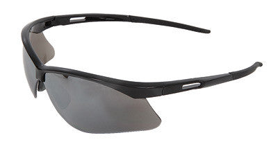Radnor 64051515 Premier Series Safety Glasses With Black Frame And Smoke Polycarbonate Mirror Lens (1/EA)