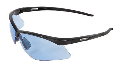 Radnor 64051518 Premier Series Safety Glasses With Black Frame And Blue Polycarbonate Lens (1/EA)