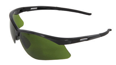 Radnor 64051525 Premier Series IR Safety Glasses With Black Frame And Green And Shade 3 Polycarbonate Lens (1/EA)