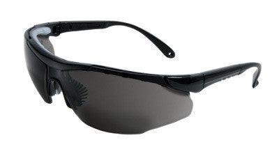 Radnor 64051604 Elite Plus Series Safety Glasses With Black Frame And Gray Lens (1/EA)