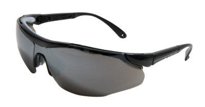 Radnor 64051605 Elite Plus Series Safety Glasses With Black Frame And Silver Mirror Lens (1/EA)
