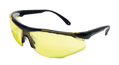 Radnor 64051607 Elite Plus Series Safety Glasses With Black Frame And Amber Lens (1/EA)