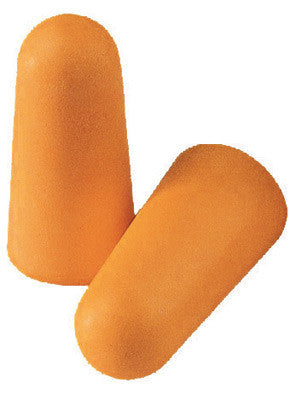 Radnor 64051841 Single Use Tapered Orange Polyurethane And Foam Uncorded Earplugs (200/PR)