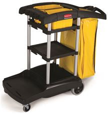 Rubbermaid FG9T7200BLA HIGH CAP CLEANING CART (1 PER CASE)