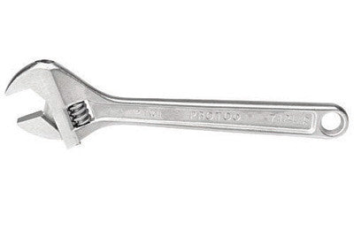 Stanley 1 2/11'' Forged Chrome Vanadium Steel Proto Adjustable Wrench With Lightweight Handle (1/EA)