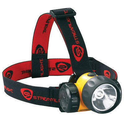 Streamlight 61200 Yellow HAZ-LO Head Lamp With LED (3 AA Alkaline Batteries Included) (1/EA)