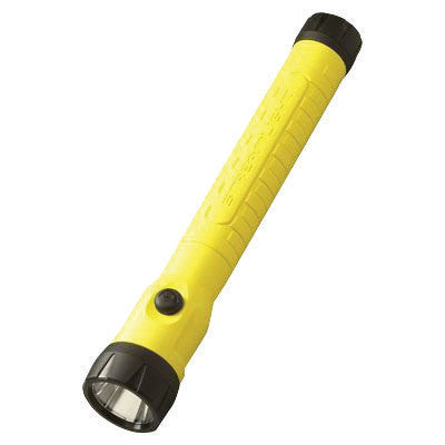 Streamlight 76412 Yellow ProPolymer HAZ-LO Intrinsically Safe Rechargeable Flashlight With 120V AC/12V DC Steady Charger (4 4.8 Volt Nickel-Cadmium Sub-C Batteries Included) (1/EA)